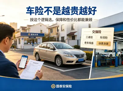 车险不是越贵越好，按这个逻辑选，保障和性价比都能兼顾